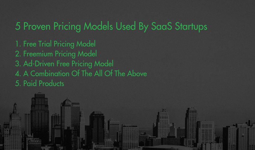 Pricing Model - 5 Proven Pricing Models Used By SaaS Startups_