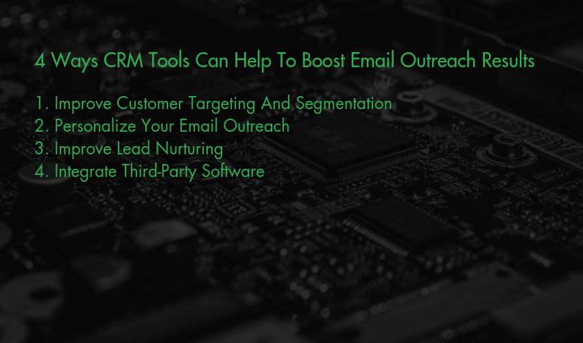 CRM Tools - Ways To Boost Email Outreach