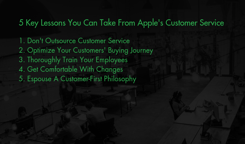 5 Key Lessons You Can Take From Apple's Customer Service